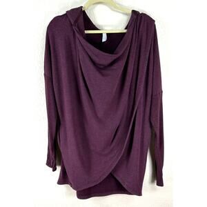 Athleta Purple Puruna Wrap Hoodie Sweatshirt Women’s Medium
